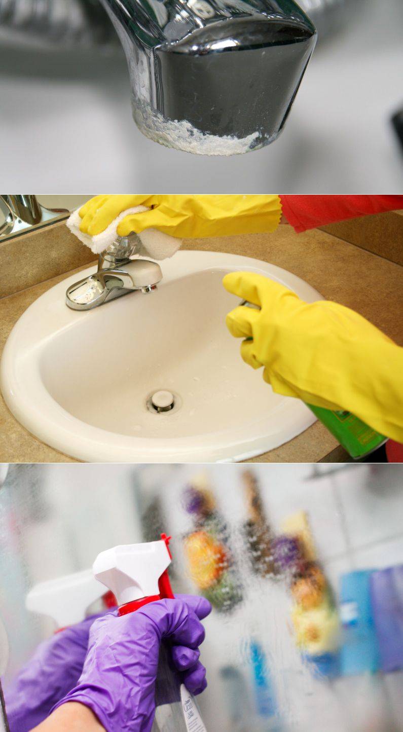Способы как очистить ванну от желтого налета