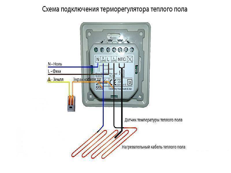 Как выбрать и установить терморегулятор для теплого пола