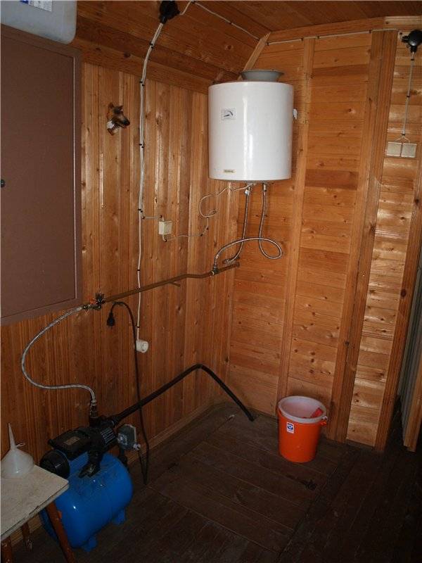 Как провести водопровод из дома в баню, чтобы зимой вода не замерзала: делюсь своим способом и ходом строительства | домовой | дизайн интерьера и ремонт