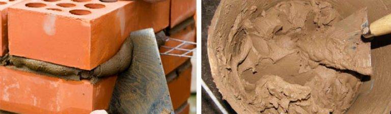 Раствор для кладки печи - пропорции и как приготовить глиняный, цементный и известковый